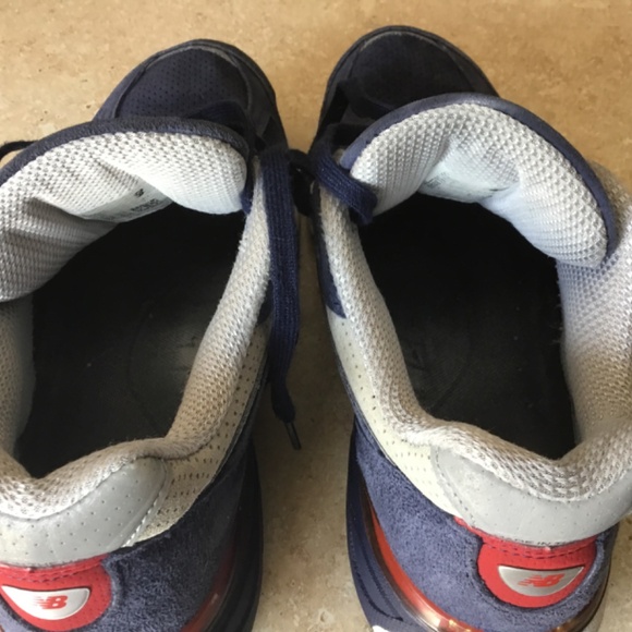 New Balance 990v4 Made in USA ‘Navy Red’ - Picture 12 of 16